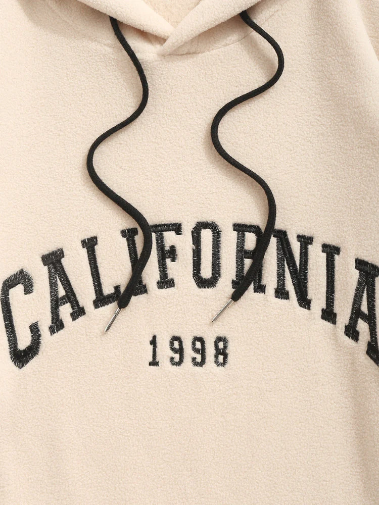Striped Fleece California 1998 Hoodie - Image 5