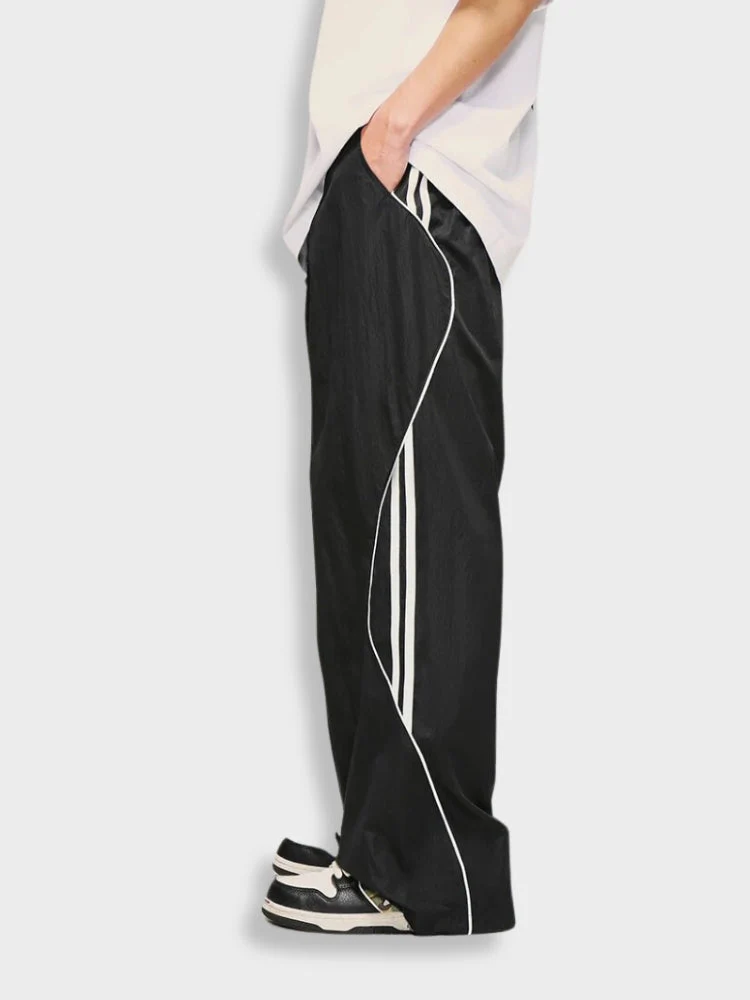 Striped Wide Joggers - Image 5