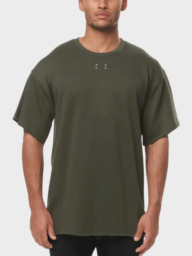 Thick Backstriped Oversized Tee - Image 10