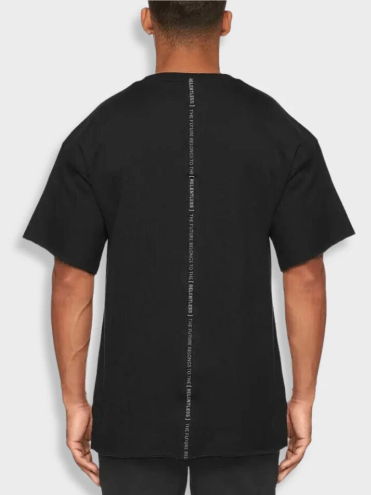 Thick Backstriped Oversized Tee - Image 3
