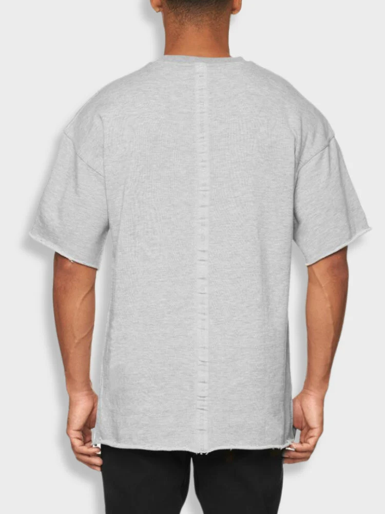 Thick Backstriped Oversized Tee - Image 6