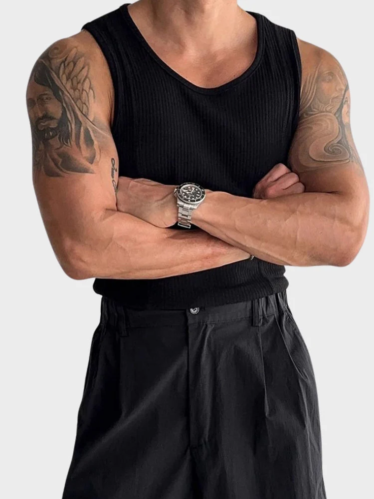 V Line Ribbed Tanktop - Image 5