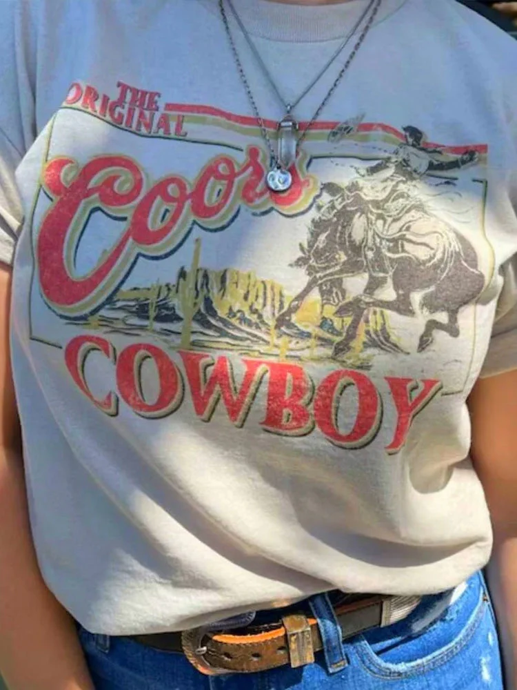 Vintage Cowboy Tee - Image 2