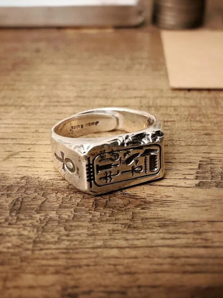 Vintage Egyptian Ring - Image 2