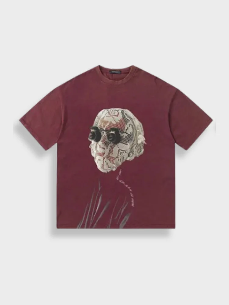 Vintage Lace Mask Tee - Image 17