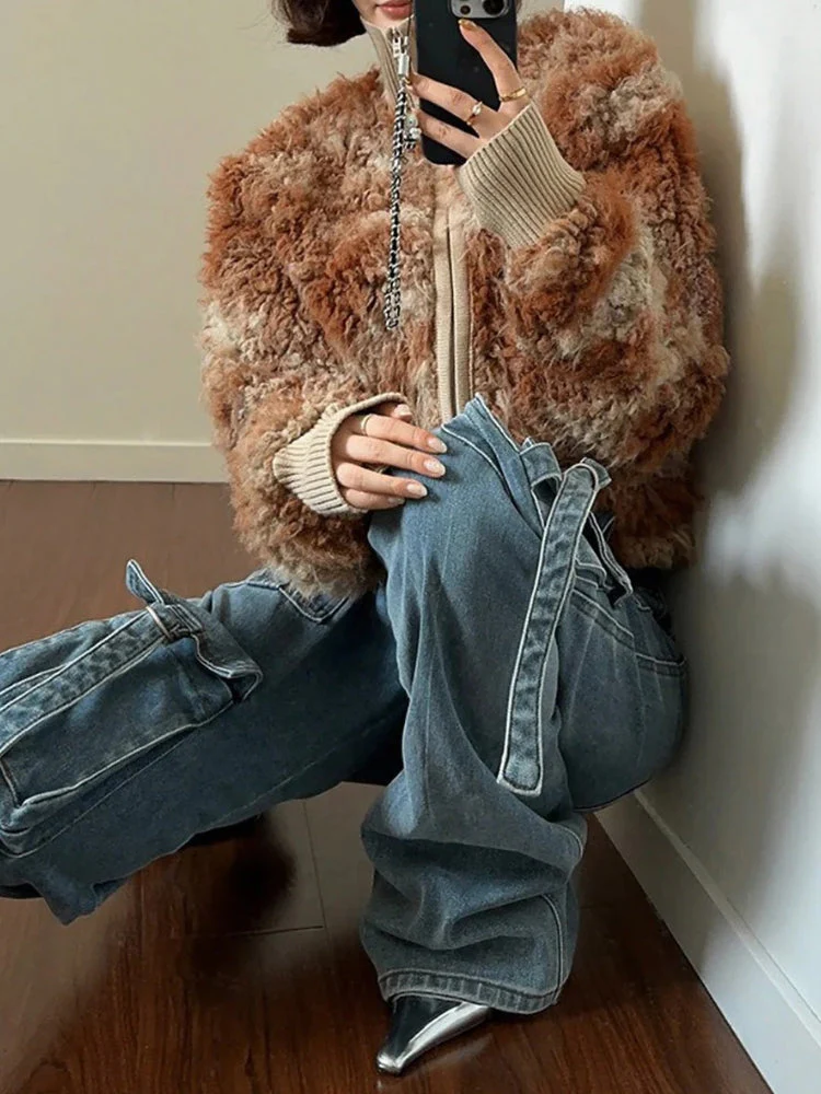 Vintage Lamswool Plush Jacket - Image 4