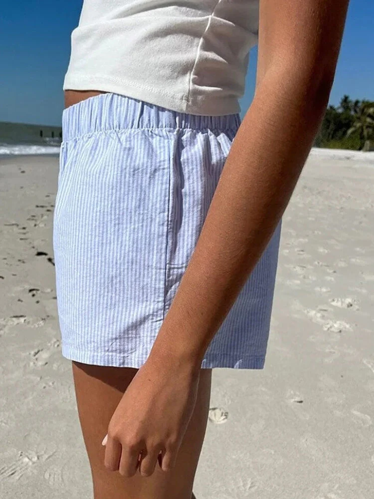Vintage Linen Summer Shorts - Image 2