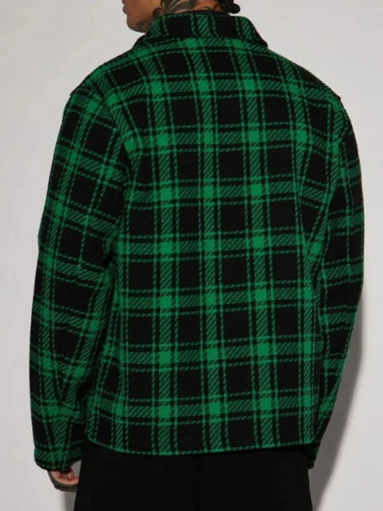 Vintage Plaid Blouse - Image 2