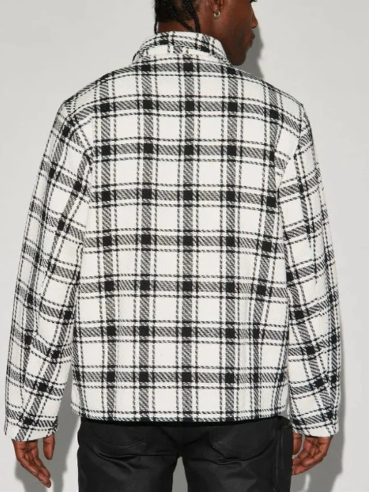 Vintage Plaid Blouse - Image 5
