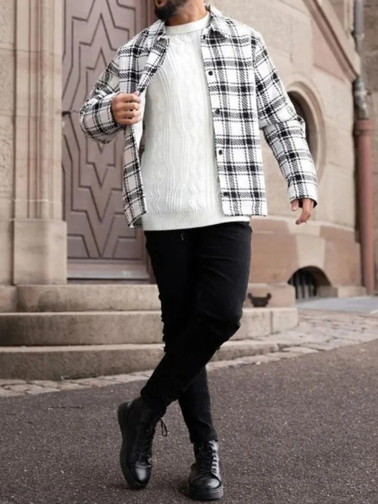 Vintage Plaid Blouse - Image 6
