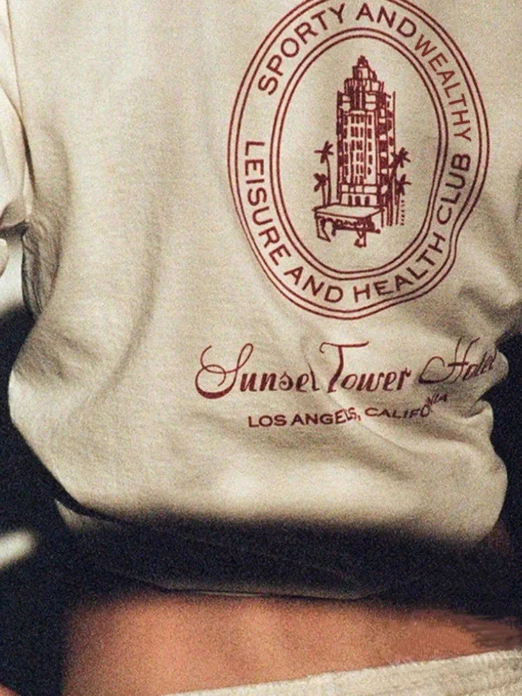 Vintage Sunset Tower Hotel Tee - Image 4