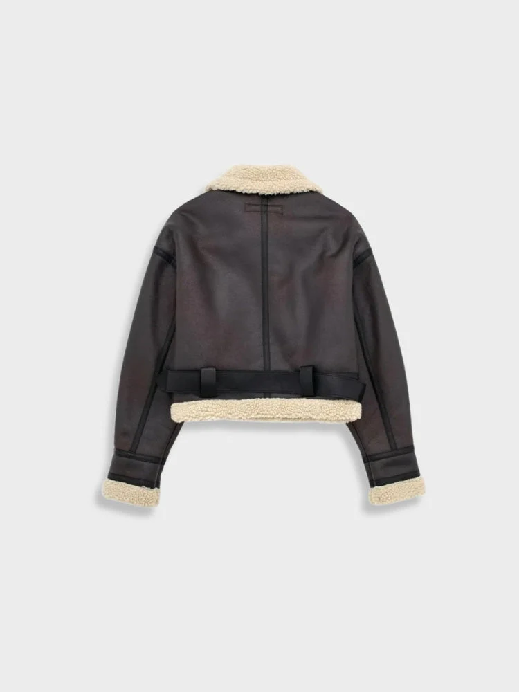 Vintage Warm Lamswool Jacket - Image 3