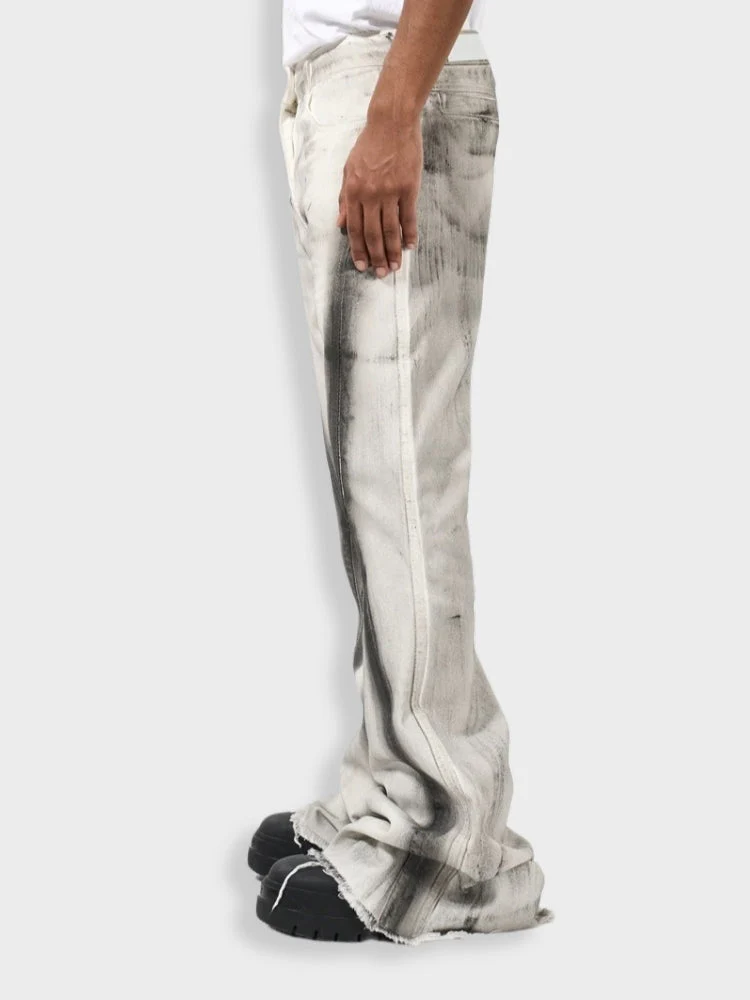 Wide Bottom Graffiti Jeans - Image 8