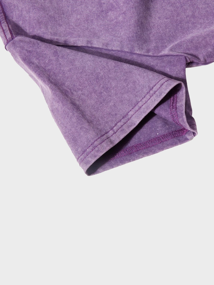 Women Cropped Washed T-Shirt - Image 8