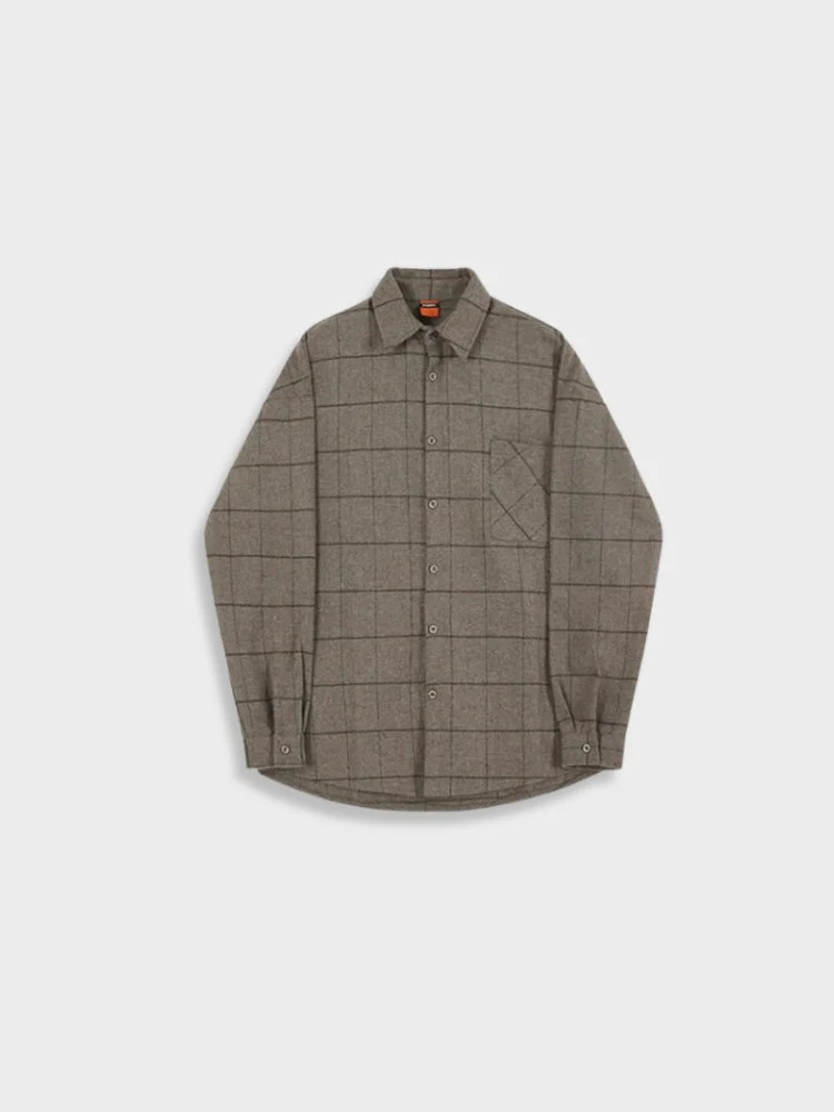 Woolen Plaid Shirt - Image 3